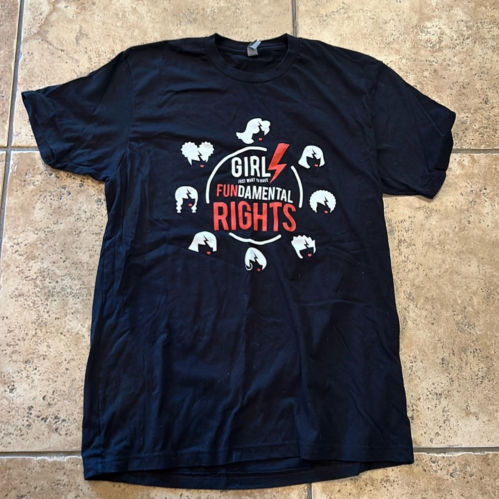 Next level tee- girls just want to have fun-damental rights tee
